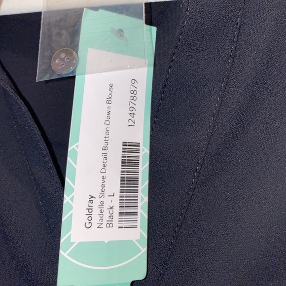 GOLDRAY Black Blouse L - Picture 2 of 2